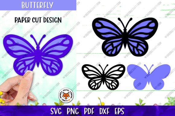 3D SVG Butterfly Cut File