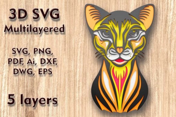 Autumn Halloween Laser Cutting: A 3D Cat SVG Review