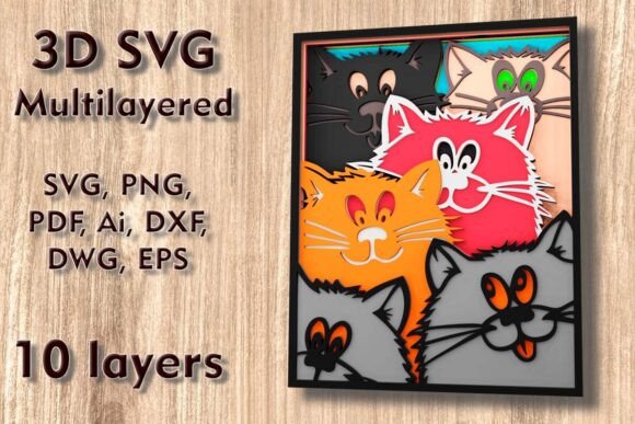 Cats 3D SVG: Laser Cutting Wall Decor Review