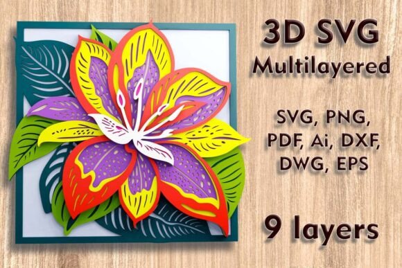 Orchid 3D SVG: Laser Cutting Wall Decor Review