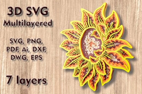 Sunflower 3D SVG: Laser Cutting Wall Decor Review