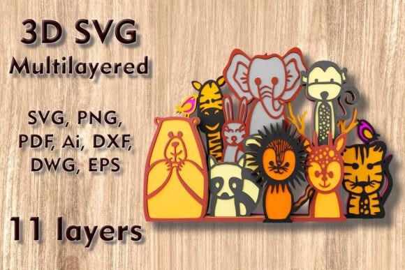Zoo 3D SVG: Laser Cutting Wall Decor Review